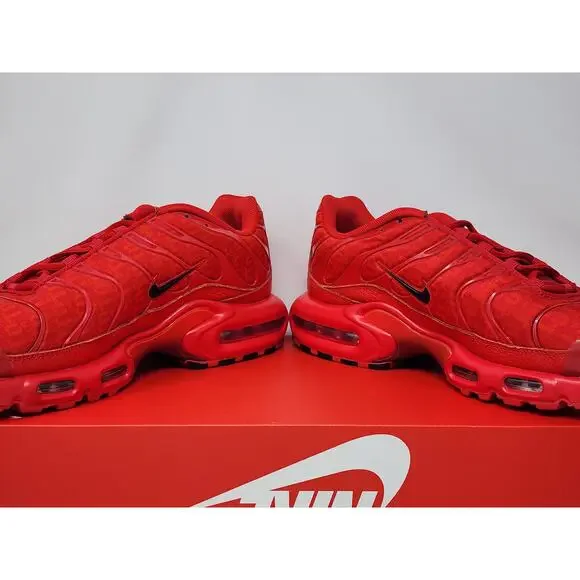 Nike Air Max Plus CHILE RED DD9609-600 Size 11.5 WORN - Picture 6 of 8